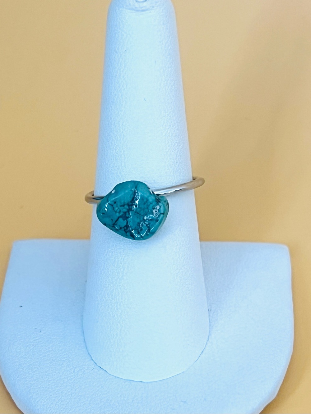 Turquoise adjustable stainless steel